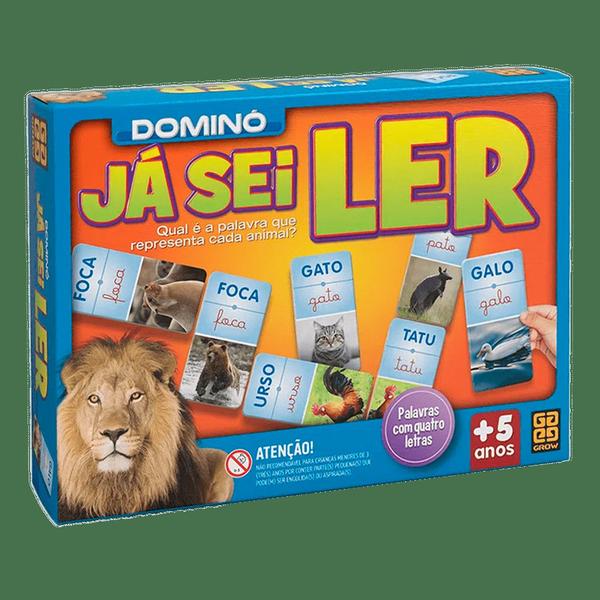 Jogo Dominó Já Sei Ler - Grow Imagem de Jogo Dominó Já Sei Ler