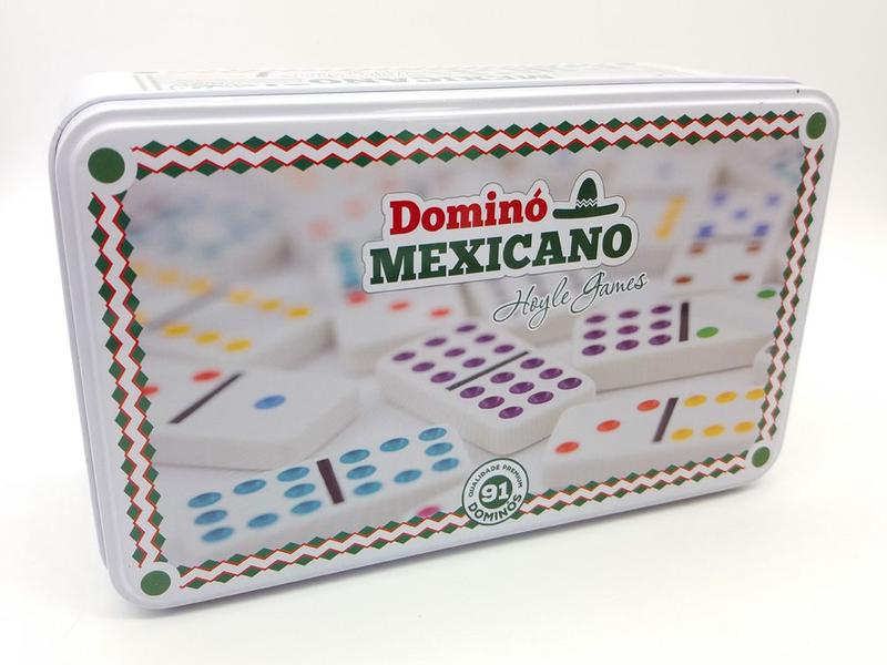 Jogo Dominó Mexicano Trem 91 Pedras Branco - Hoyle Imagem de Jogo Dominó Mexicano Trem 91 Pedras Branco