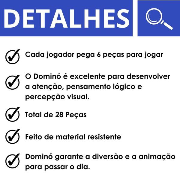 Jogo Dominó Profissional Lata C/ 28 Peças Original - Jogo Para Amigos E Família - Double Six - Ravi Imagem de Jogo Dominó Profissional Lata C/ 28 Peças Original - Jogo Para Amigos E Família - Double Six