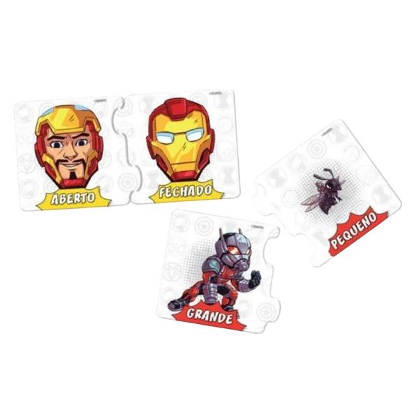 Imagem de Jogo Dos Opostos Educativo Personagens Da Marvel Mimo Toys