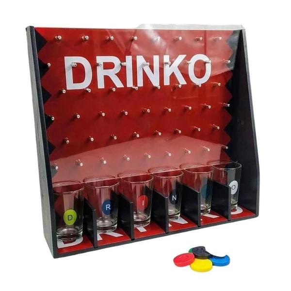 Imagem de Jogo Drink Shot Divertido 6 Copos Cachaça Coquetel Destilado