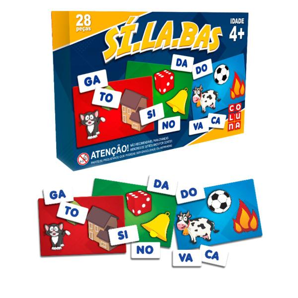 Imagem de Jogo Educativo Aprendendo Silabas Pedagogico Letras Simbolos