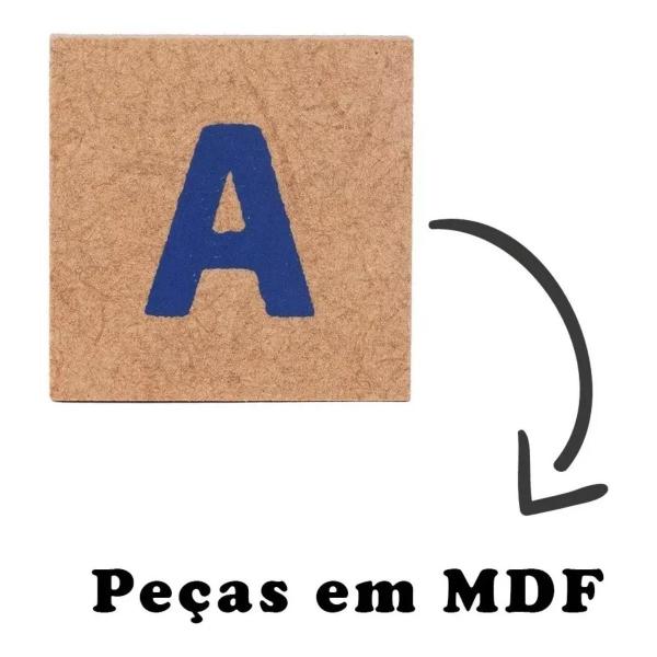 Imagem de Jogo Educativo Brincando De Aprender Com Alfabeto Madeira