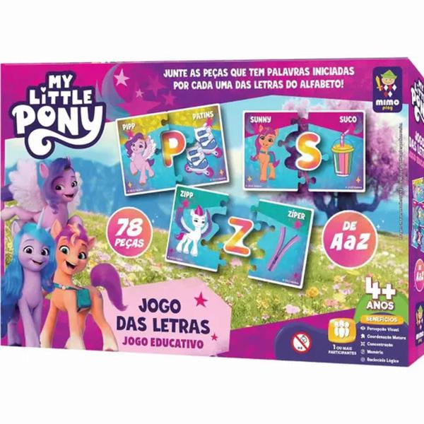 Imagem de Jogo Educativo das Letras My Little Pony Peças Grandes Mimo