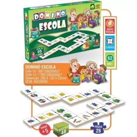 Imagem de Jogo Educativo Dominó Escola - Iob