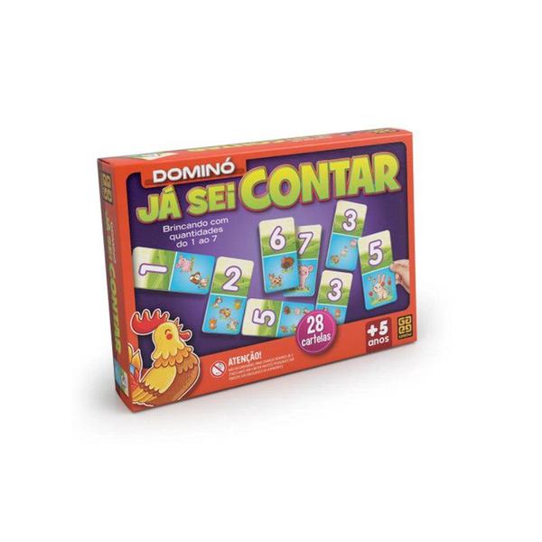 Jogo educativo dominó já sei contar - grow 1694 Imagem de Jogo educativo dominó já sei contar - grow 1694
