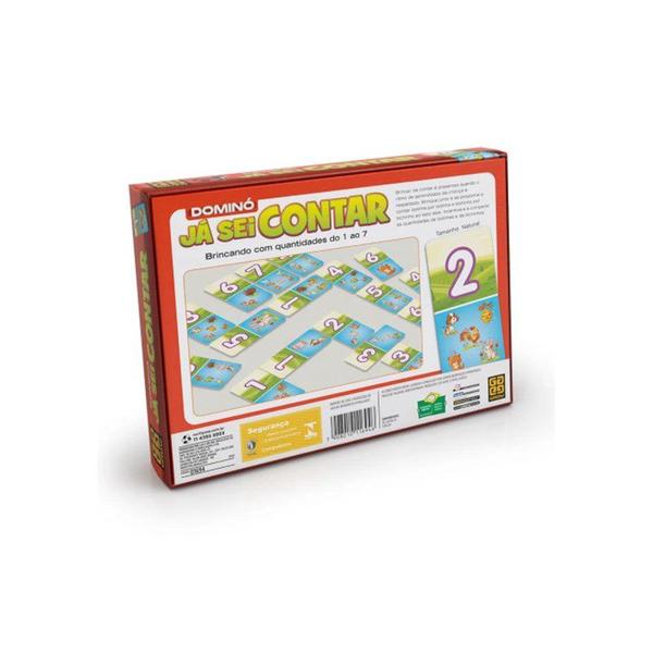 Jogo educativo dominó já sei contar - grow 1694 Imagem de Jogo educativo dominó já sei contar - grow 1694