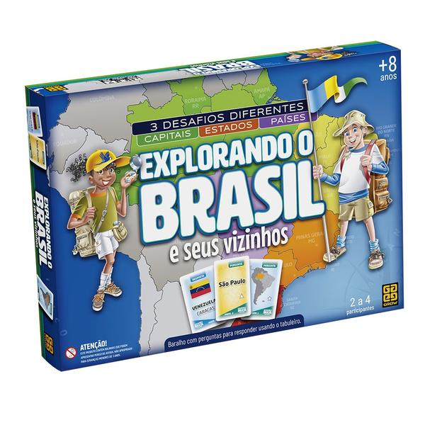 Imagem de Jogo Educativo - Explorando o Brasil - Grow - 1658