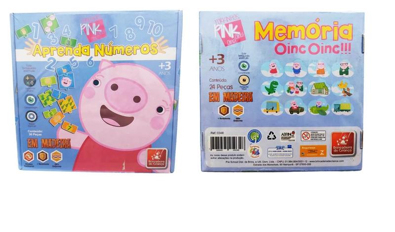 Imagem de Jogo Educativo Infantil Aprenda Números Porqinha Pink Oinc