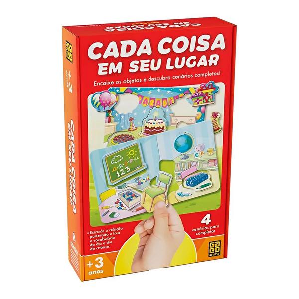 Imagem de Jogo Educativo Infantil Cada Coisa Em Seu Lugar 04420 Grow