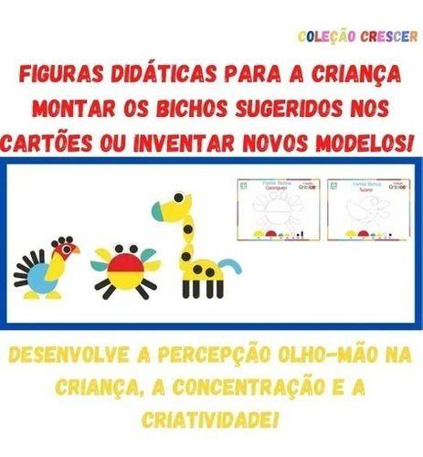 Imagem de Jogo Educativo Infantil Forma Bichos Nig Brinquedos Peças