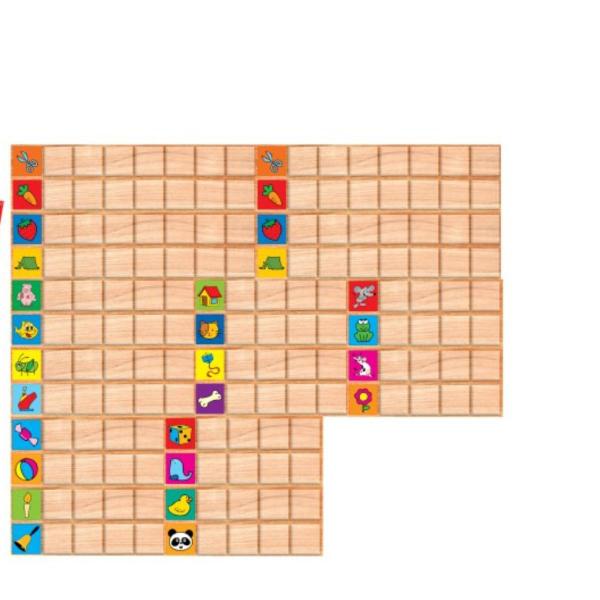 Imagem de Jogo Educativo Infantil Formando Palavras em MDF Percepção Visual Pais&Filhos