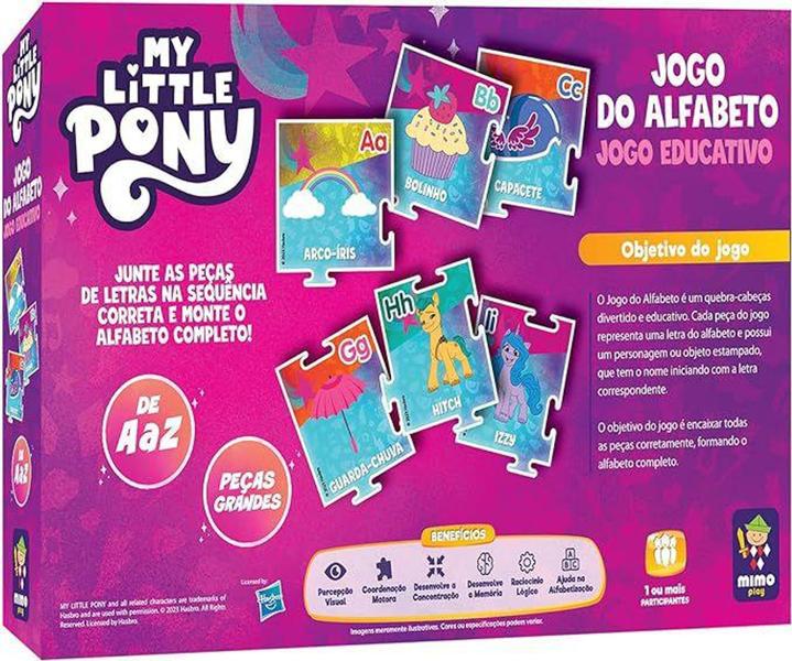 Imagem de Jogo Educativo - Jogo do Alfabeto My Litlle Poney - MIMO