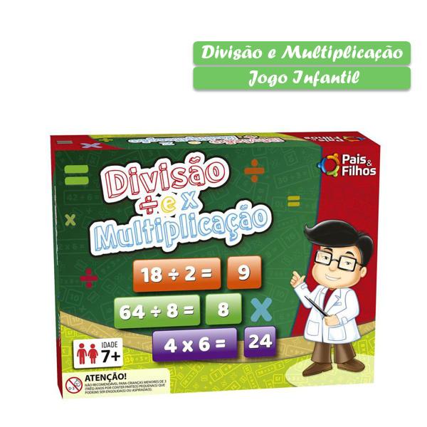 Jogo Educativo Pedagógico Escolar Adição Multiplicação Divisão Matemática Infantil - Pais & Filhos Imagem de Jogo Educativo Pedagógico Escolar Adição Multiplicação Divisão Matemática Infantil