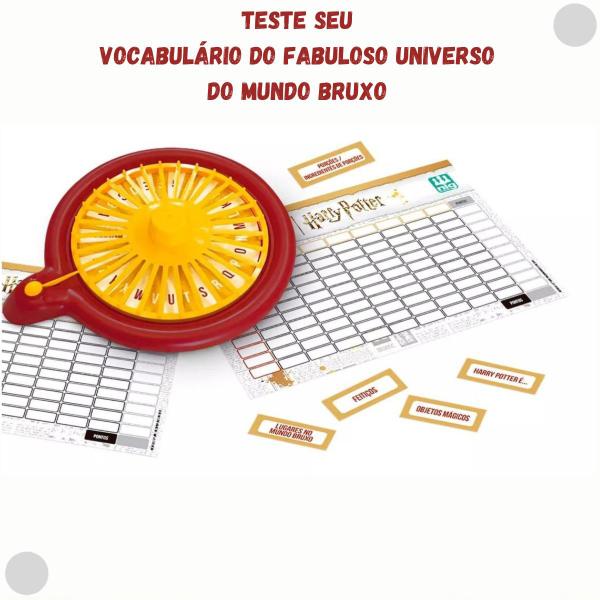 Imagem de Jogo Educativo Stop Harry Potter Universo Hogwarts 0593 - Nig Brinquedos 