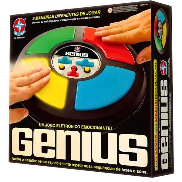 Jogo Eletrônico Desafio Emocionante Genius Estrela Imagem de Jogo Eletrônico Desafio Emocionante Genius Estrela