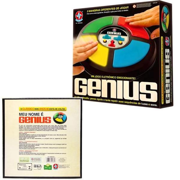 Jogo Eletrônico Desafio Emocionante Genius Estrela Imagem de Jogo Eletrônico Desafio Emocionante Genius Estrela