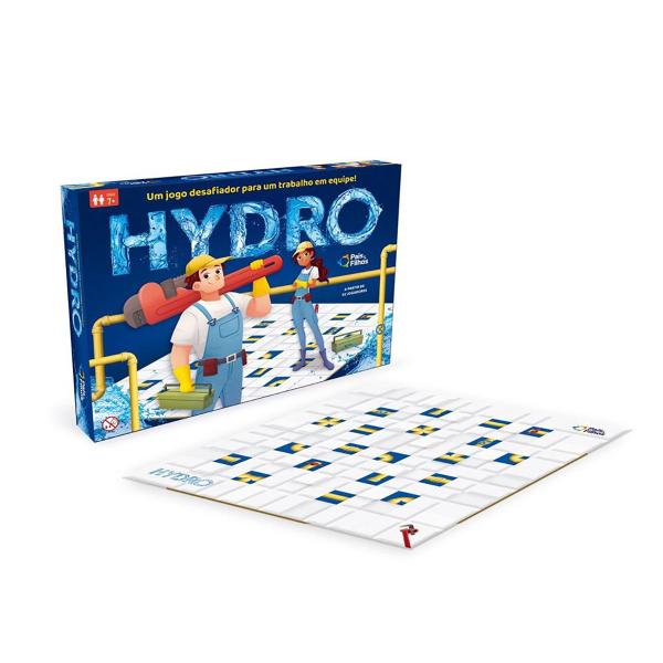 Imagem de Jogo encanamento Hydro Tabuleiro Infantil Familia Brinquedo 