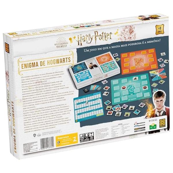 Jogo Enigma de Hogwarts Harry Potter Grow - 03764 Imagem de Jogo Enigma de Hogwarts Harry Potter Grow - 03764