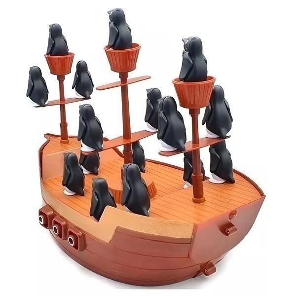 Imagem de Jogo Equilibrio Pinguim Barco Pirata Paki TOYS