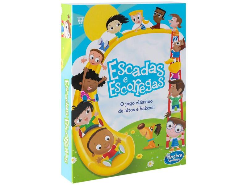 Jogo Escadas & Escorregas Tabuleiro Hasbro Imagem de Jogo Escadas & Escorregas Tabuleiro Hasbro