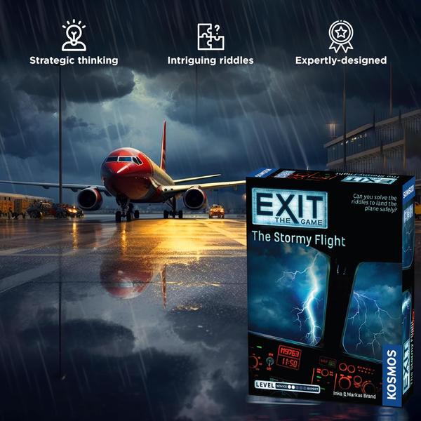 Imagem de Jogo Escape Room EXIT: The Stormy Flight  1-4 jogadores