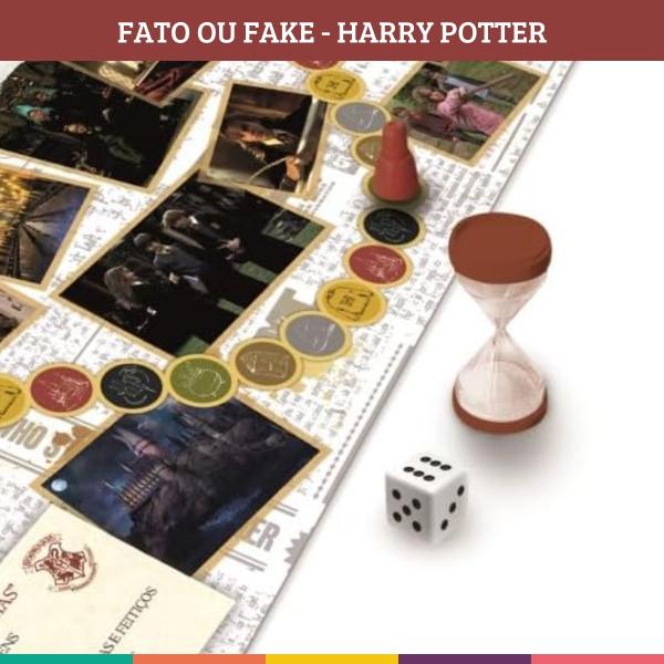 Imagem de Jogo Fato ou Fake Harry Potter Tabuleiro Nig Brinquedos