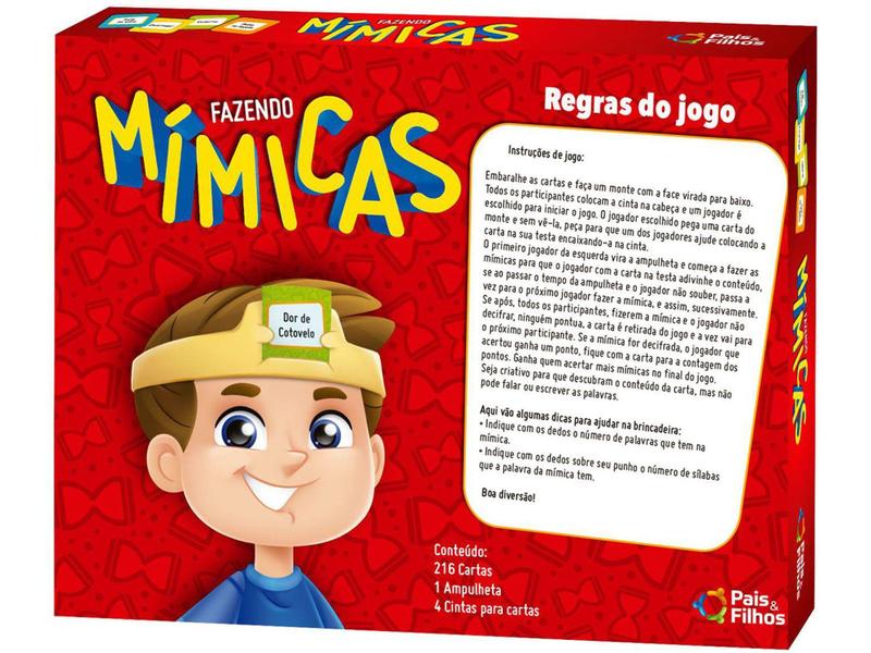 Imagem de Jogo Fazendo Mímicas - Pais e Filhos - Pais e Filhos