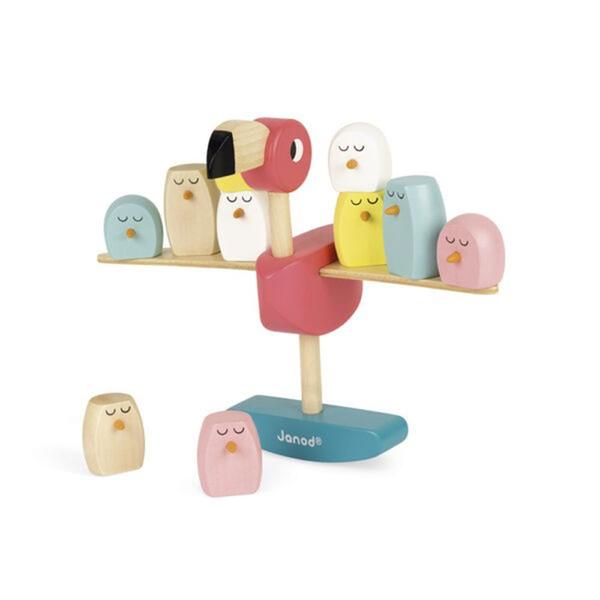 Imagem de Jogo flamingo equilibrista com 11 peças  Janod