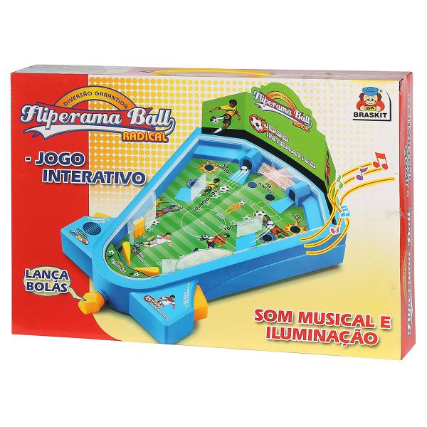 Jogo Fliperama Ball Luzes Som Game Brinquedo Braskit Brinquedos Criança Imagem de Jogo Fliperama Ball Luzes Som Game Brinquedo Braskit Brinquedos Criança