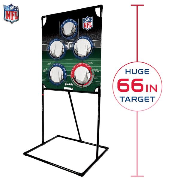 Imagem de Jogo Football Target Toss Franklin Sports NFL com 4 bolas