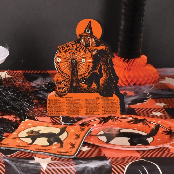 Imagem de Jogo Fortune Wheel Beistle Witch Vintage Style Halloween