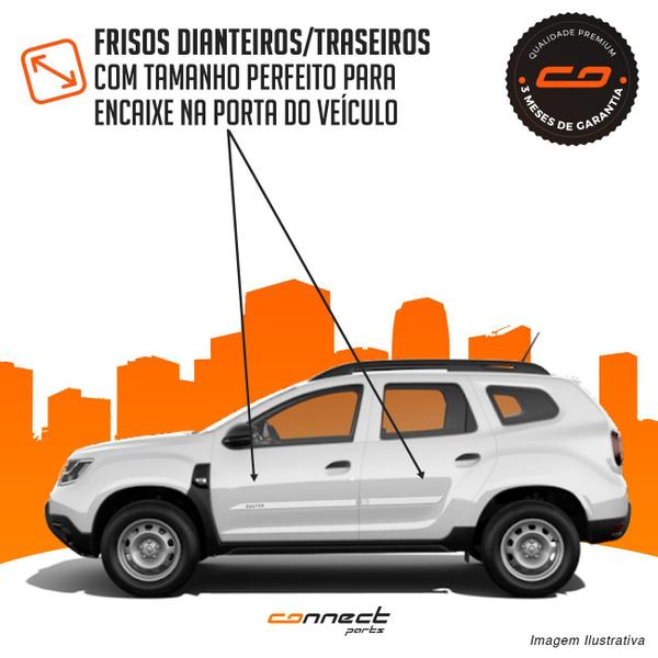 Imagem de Jogo Friso Lateral Duster 2012 a 2022 Cor Original Facão