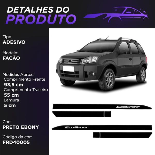 Imagem de Jogo Friso Lateral Ecosport 2008 a 2012