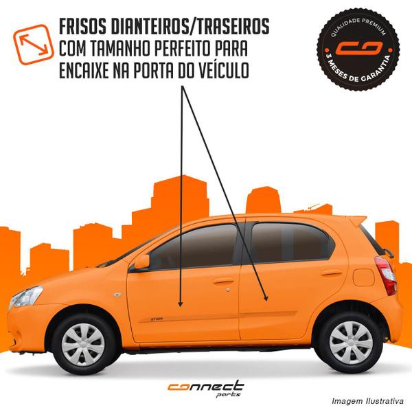 Imagem de Jogo Friso Lateral Etios 2012 a 2020 Cor Original Facão