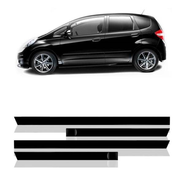 Imagem de Jogo Friso Lateral Honda Fit - 4 Peças