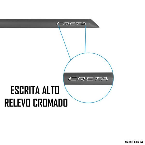 Imagem de Jogo Friso Lateral Pintado Hyundai Creta Escrita Alto Revelo Cromado