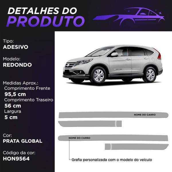 Imagem de Jogo Friso Lateral Redondo Cr-v 2012 a 2021