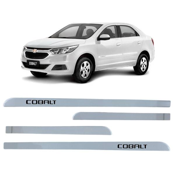 Imagem de Jogo Friso Slim Lateral Chevrolet Cobalt Original com Grafia