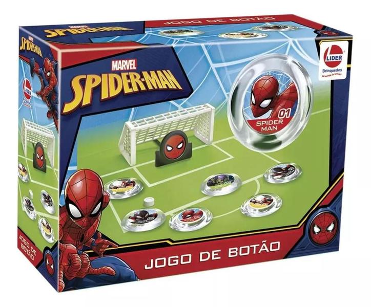 Imagem de Jogo Futebol De Botão Marvel Homem Aranha - Líder Brinquedos