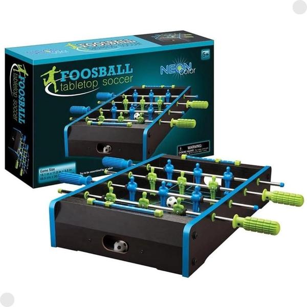 Imagem de Jogo Futebol De Mesa Tabletop Soccer Neon Color F0108-4 - Fun