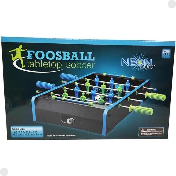 Imagem de Jogo Futebol De Mesa Tabletop Soccer Neon Color F0108-4 - Fun