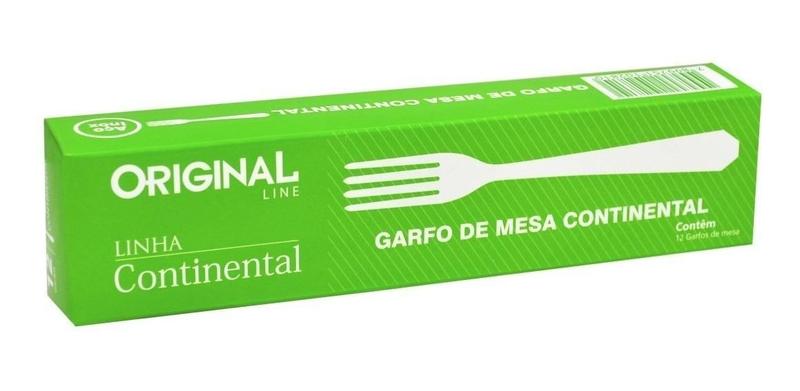 Imagem de Jogo Garfo Faca Colher Inox 36 Peças Restaurante Bufffet