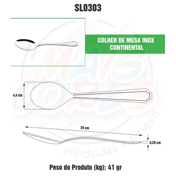 Imagem de Jogo Garfo Faca Colher Inox 36 Peças Restaurante Bufffet