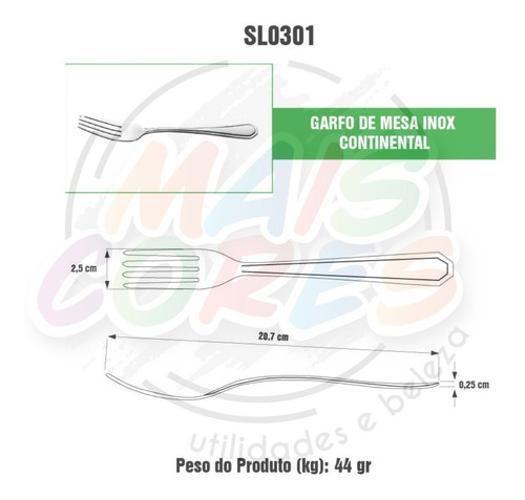 Imagem de Jogo Garfo Faca Inox 30 Peças Bar/Restaurante Bufffet