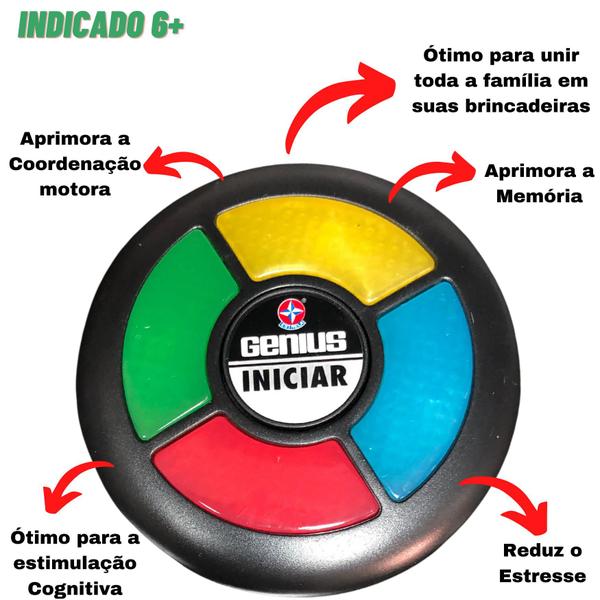 Imagem de Jogo Genius Estrela Original Versão Mini Para Viagem Clássico