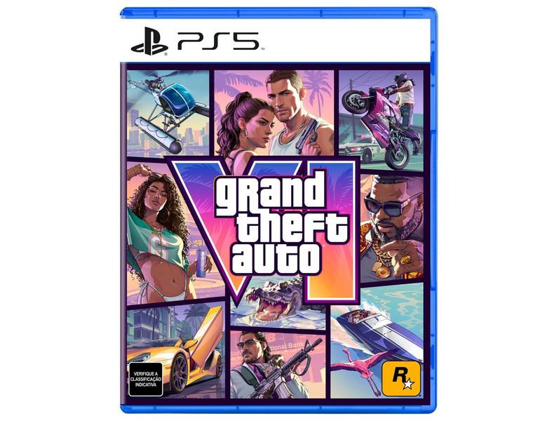 Jogo Grand Theft Auto VI (GTA 6) PS5 - Code in Box Pré-venda