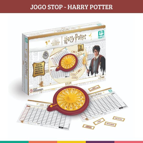 Imagem de Jogo Harry Potter Stop com Roleta Divertido Nig Brinquedos