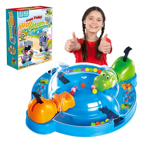 Imagem de Jogo Hipopótamo Papa Bolinha Come Come Brinquedo Infantil