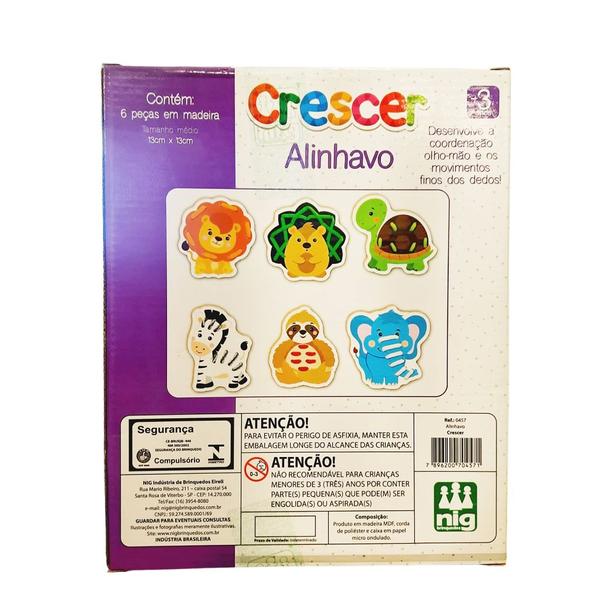 Jogo Infantil Alinhavo Animais Coleção Crescer 0457 - NIG - NIG Brinquedos Imagem de Jogo Infantil Alinhavo Animais Coleção Crescer 0457 - NIG